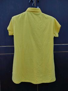 Vibrant Yellow Polo T-Shirt