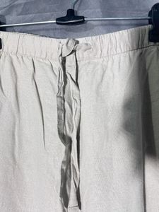 Comfortable Beige Linen Pants