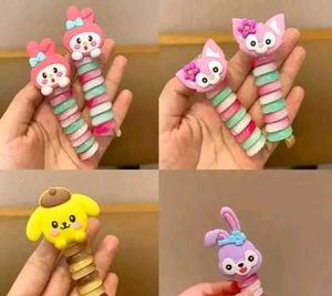 10 pc.Cute Cartoon Hair Ties - New