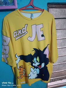 Tom and Jerry Yellow T-Shirt