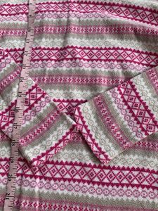 Cozy Fair Isle Print Turtleneck Top