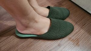 Comfortable Olive Green Slippers