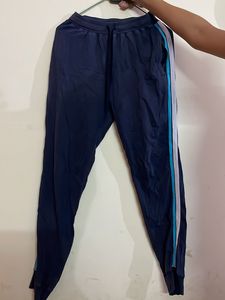 Maniac Navy blue Jogger With Strips On Both Sides