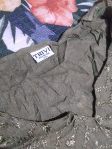 Olive Green Sleeveless Top