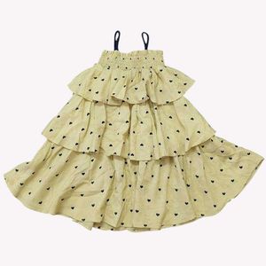 Tiered Ruffle Heart Dress