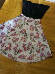 Floral Skater Dress