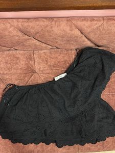 Mango One shoulder top