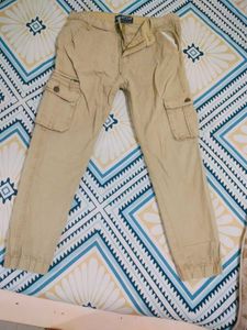 Men's t Shirt and Khaki Cargo Pants Set