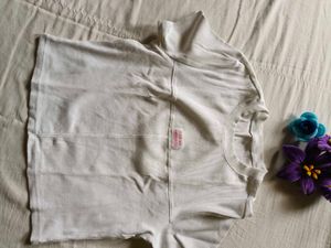 White T-Shirt with "I AM MY FAVORITE" Patch