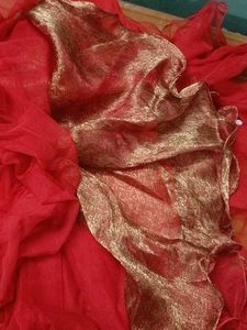 red long gown