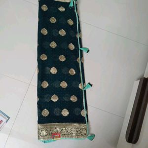 Saree With Unstitched Blouse