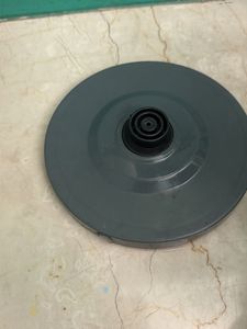 Grey Electric Kettle with Green Handle