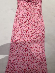 Cute Floral Print Slip Dress