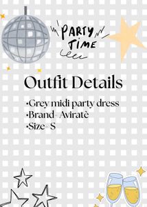 Chic Ruffled Grey Dress