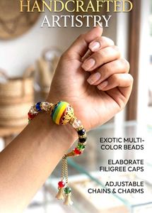 Handcrafted Multicolor Beaded Bracelet