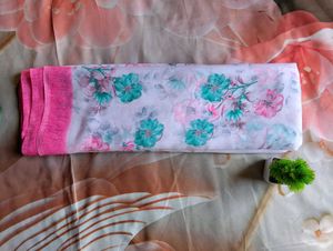 Soft Floral Printed Georgette Saree for Women