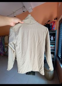 Ribbed Turtleneck Top