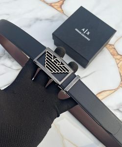 Armani Exchange Belt with Logo Buckle