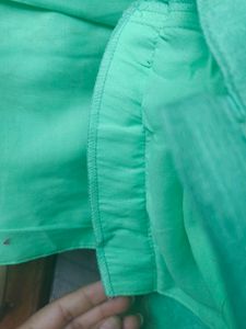 Pista Green Color Petturn Blause