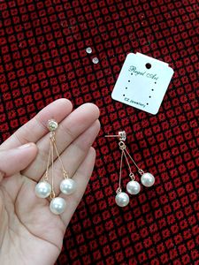 Regal Art Cubic Zirconia Pearl Drop Earrings