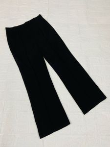 ADDYVERO Classic Black Wide-Leg Trousers