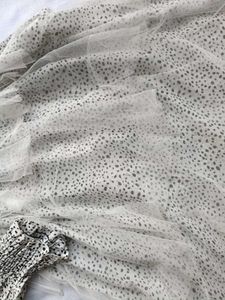 Boho Dalmatian Print Tulle Midi Dress
