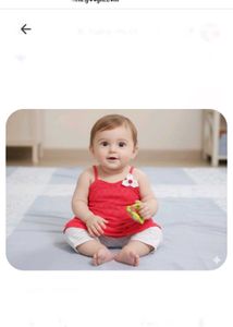 Adorable Baby Girl Red Dress