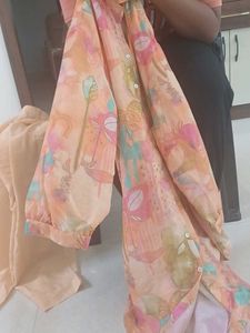 Women's Printed Kurta set with pant