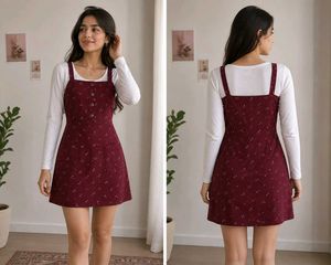 Cute Floral Print Button-Front Dress