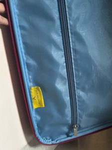 Red Rolling Luggage Suitcase