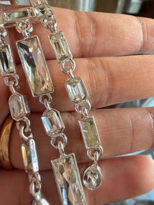 ZARA Sparkling Crystal Drop Earrings