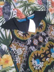 Vibrant Patterned Sleeveless Top