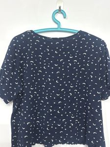 Navy Blue Moon &amp; Stars T-Shirt