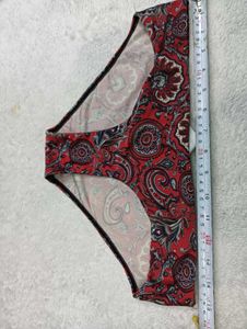 Stylish Red 🥰Paisley Print Panties
