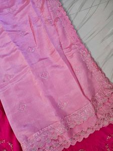 Gorgeous Pink sequins Lehenga Choli Set