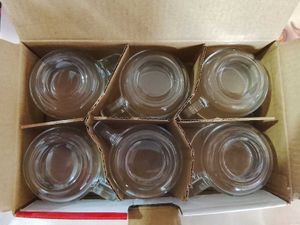 Set of 6 Glass Tea Cups
