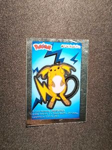 Alpenliebe Pokemon Raichu sticker collectible ⚡
