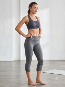 activewear Grey Sports Bra & Leggings