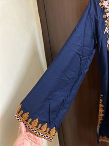 Embroidered Blue Kurta