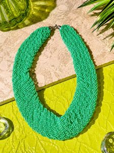 Vibrant Beaded Statement Necklace