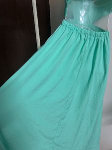 Mint Green Two-Piece Maxi Dress