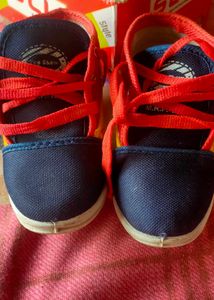 Dimpy Kids Heal Shoes Red Color