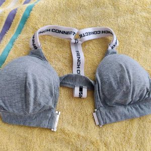 French Connection Grey Sports Bra