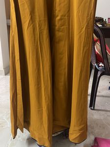 Beautiful Mustard Yellow Ethnic Gown