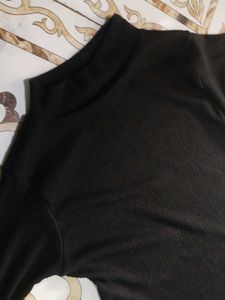 black long sleeve top