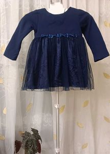 Girls Navy Blue Tutu Dress