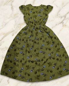 Chic Floral Print Midi Dress