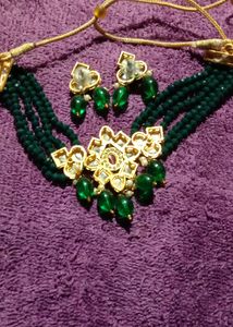 Green Necklace Set