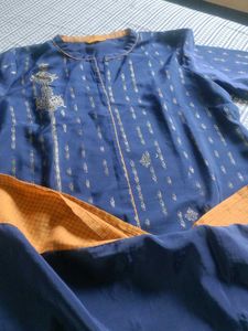 Aurelia Blue Tunic Top