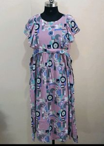 Nice Pink Kurti, Need Iron Soft Material